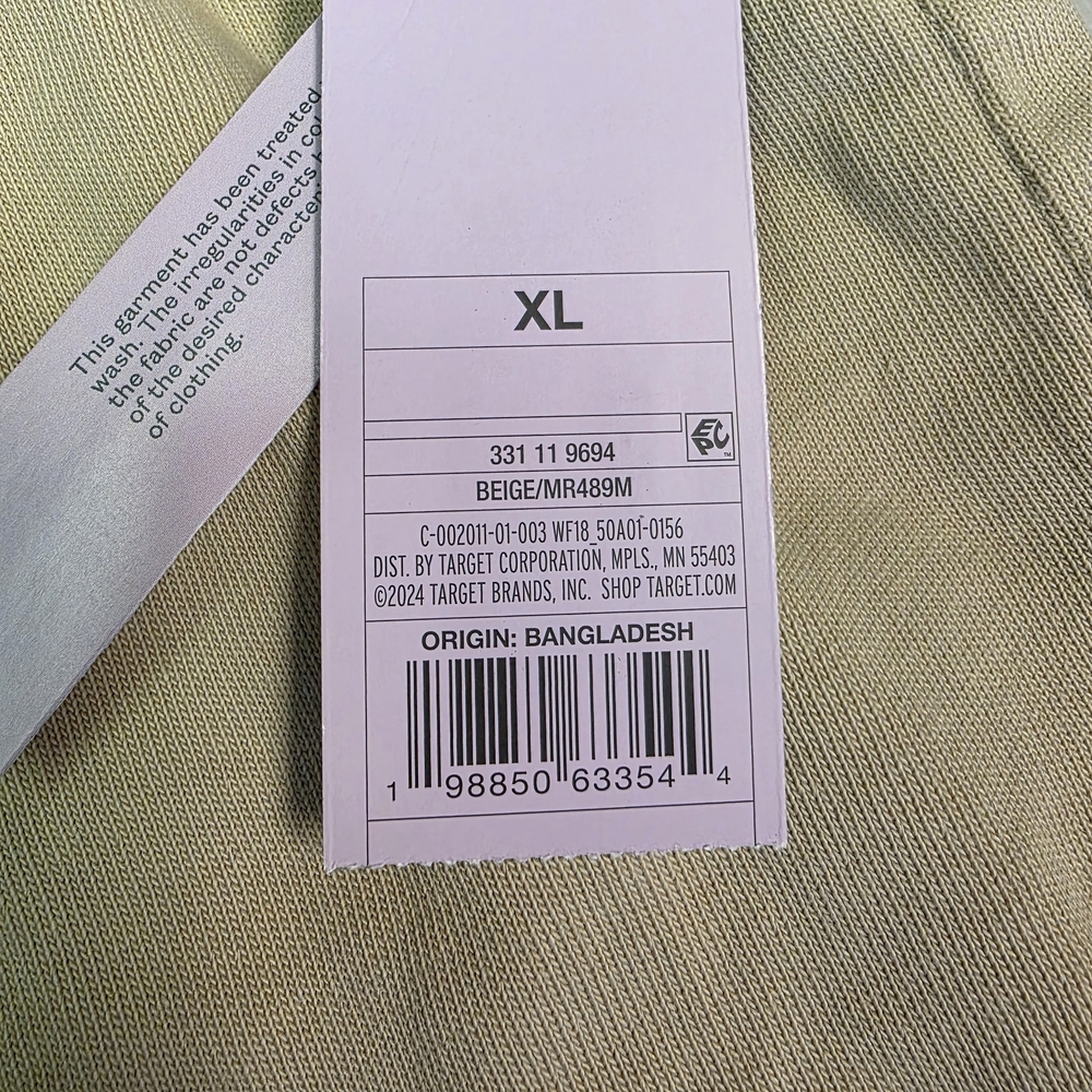 Wild Fable‎ Women's Mid-Rise Pull-On Shorts Size XL Beige - Picture 3 of 6